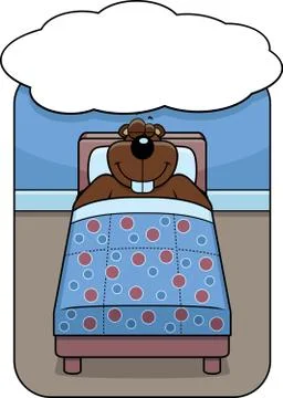 Gopher dreaming Stock Illustration
