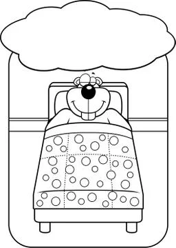 Gopher Dreaming Stock Illustration