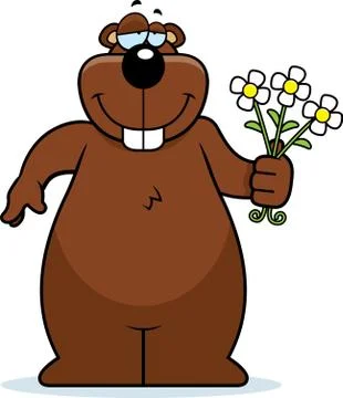 Gopher flowers Stock Illustration