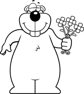 Gopher Flowers Stock Illustration