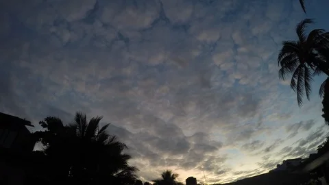 GOPR8506 cloud pattern at dusk! Vídeos de archivo 120950539