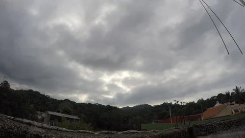 GOPR8535 evening rolling cloud cover Vídeos de archivo 122152329