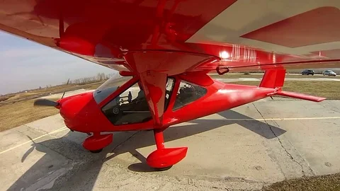 Gopro on airplane timelapse 01 Stock Footage 94963151