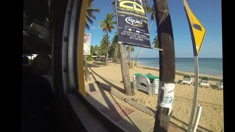 Gopro footage of tropical beach Stock Footage 260578341
