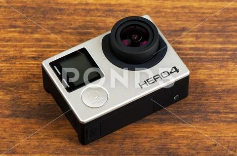 GoPro HEro 4 Black Stock Photos
