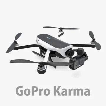GoPro Karma Drone + GoPro Hero 5 ~ 3D Model #96456796