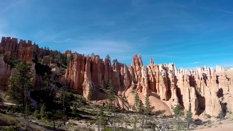GoPro Pan of Bryce Canyon Video stock 79577200