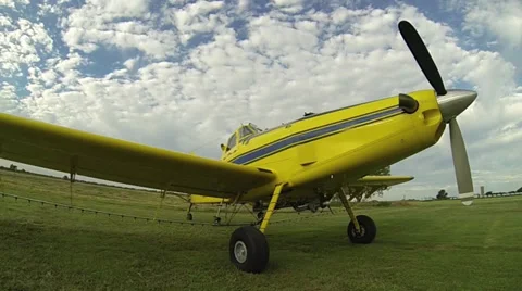 GoPro Parked Plane Video stock 36576695