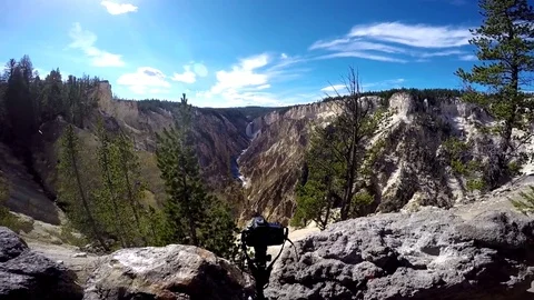 GoPro Shot of Inspiration Point Stock Footage 79586978