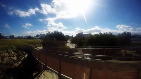 Gopro Time Lapse Shot of a Landscape in Nicosia Stock Footage 100239567