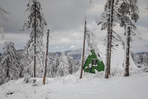 Gorce Mountains in winter Stock-Fotos