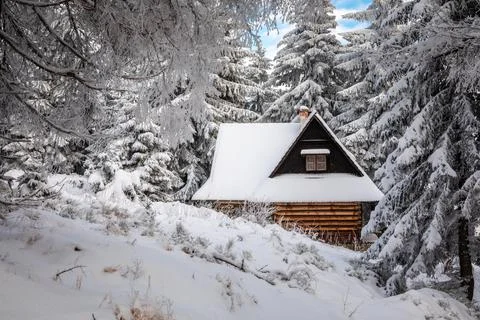 Gorce Mountains in winter Foto stock