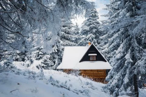 Gorce Mountains in winter Stock-Fotos