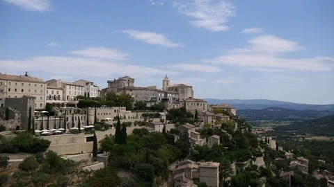 Gordes point of view Stock Footage 80834485