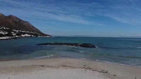 Gordon's Bay by Flight Stock Footage 192949939