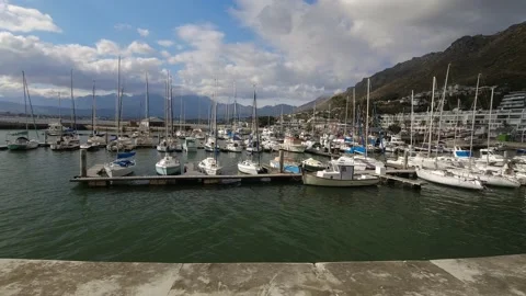 Gordons Bay Harbor Stockbeeldmateriaal 155859636