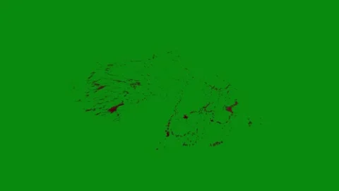 Gore Effect Blood Splatter Editable Background Stock Footage 306038840