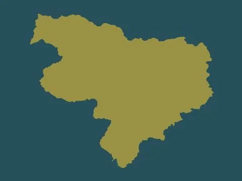 Gorenjska, Slovenia. Solid color shape Stock Illustration