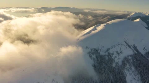 Gorgani in winter drone over Stock Footage 170573468