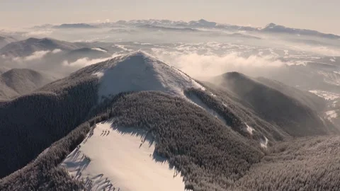 Gorgani in winter drone over Video stock 170573857