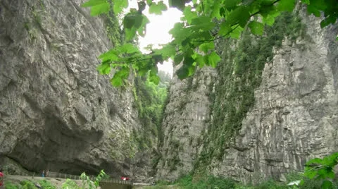 Gorge damn gate Stock Footage 27118626