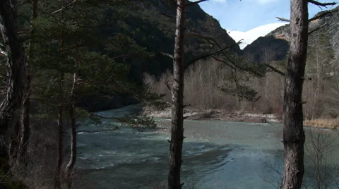 Gorge de Verdon Lower Gorge Pan Stock Footage 35604582