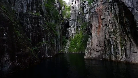 Gorge in Lysefjord Stock Footage 79624595