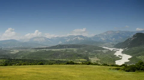 Gorge in mountains Stockbeeldmateriaal 62403608