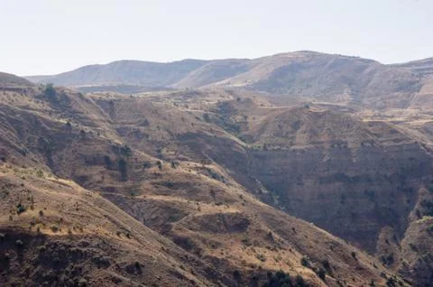 Gorge in the mountains. Foto stock