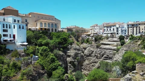 Gorge in Ronda Stock Footage 267858485