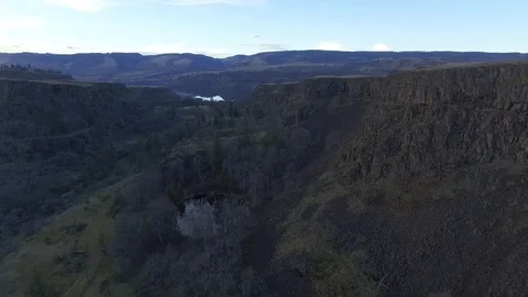 The Gorge at Sunset Stock Footage 90729746