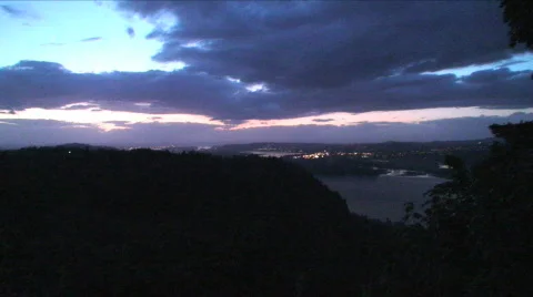 Gorge Sunset Oregon 库存影片 693830