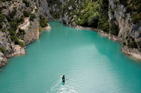 Gorge of Verdon Foto stock