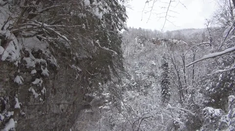 Gorge winter Stock-Footage 58612665