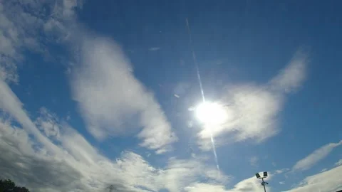 Gorgeous and Dramatic Sky and Clouds over Great Britain Stock Footage 330899148