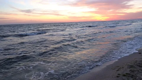 Gorgeous and Natural Sunset Video stock 163822985