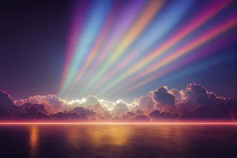 Gorgeous Beach Stock Illustration