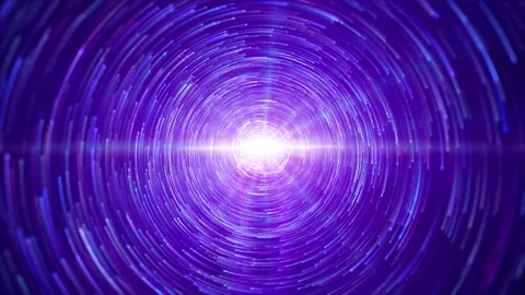 Gorgeous Blue Galaxy Star Track 動画素材 337776597