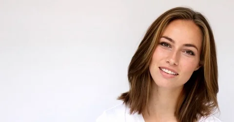 Gorgeous brunette Video stock 80498331