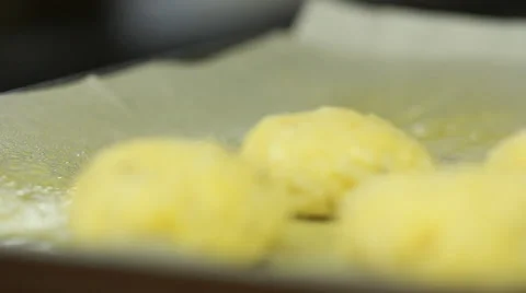 Gorgeous Cutlets dish from cauliflower  Stock Footage 68705363