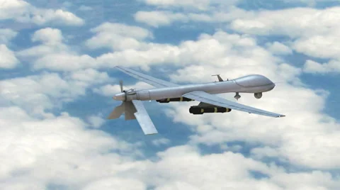 Gorgeous drone is flying over the sky! Now in 4k! Stock Footage 59860944