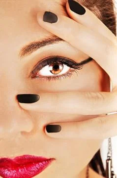 Gorgeous eye. Stock Photos