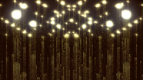 Gorgeous Flares Particles Animated Flicker Wall Glitter Background Stock Footage 87223227