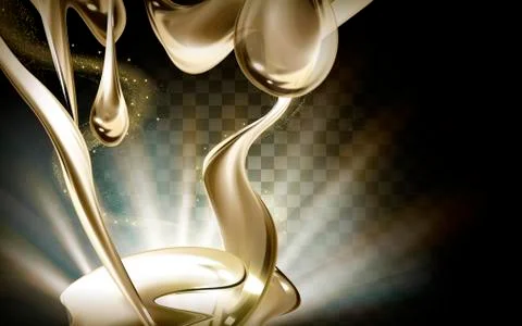 Gorgeous flow effect Stock Illustration