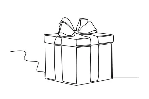 A gorgeous gift box Stock Illustration