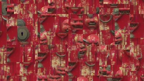 Gorgeous Knocker Design Stock Footage 306464956