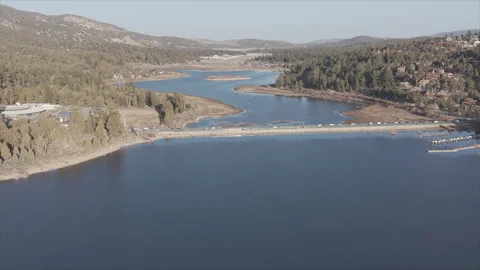 Gorgeous Lake Big Bear Video stock 329192562