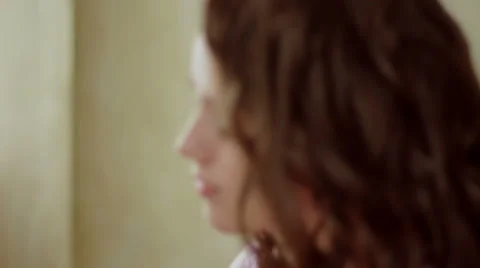 Gorgeous looking at the camera Stock Footage 55816761