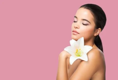 Gorgeous makeup brunette. Stock Photos