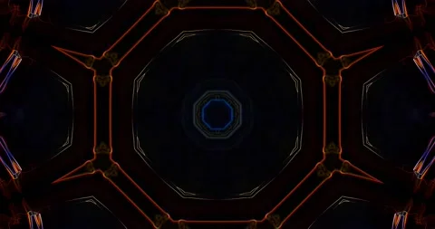 Gorgeous Multicolor Abstract Line Pattern Background Seamless Loop Stock Footage 160729085